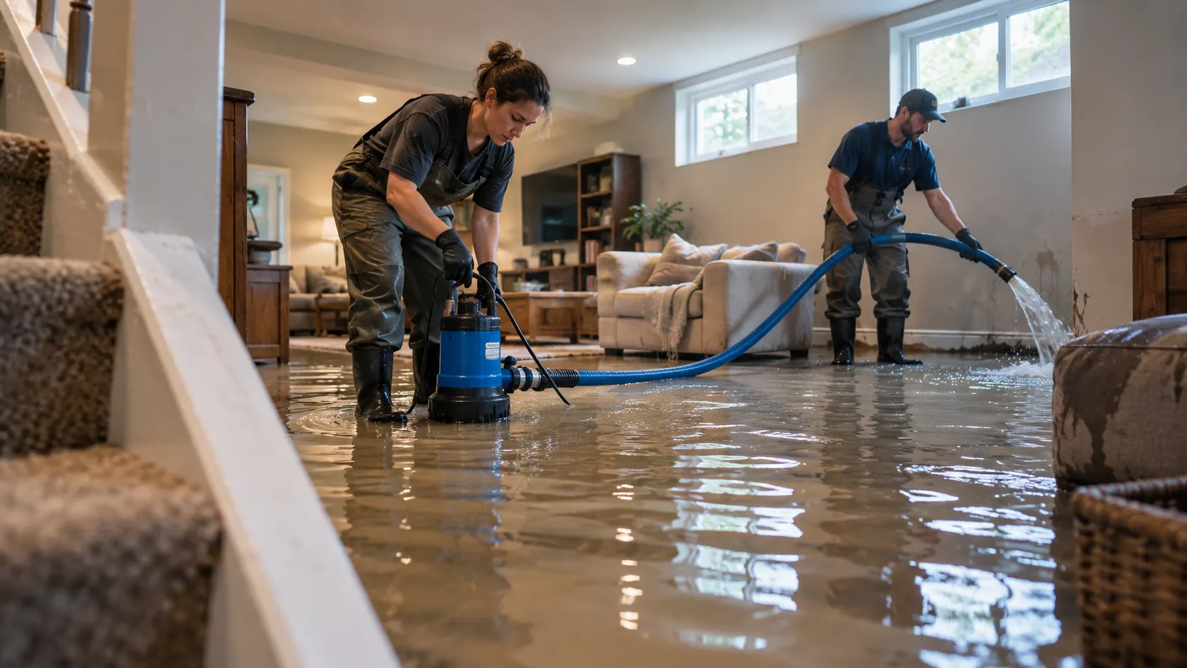 Flooded Basement Cleanup in Baton Rouge, LA