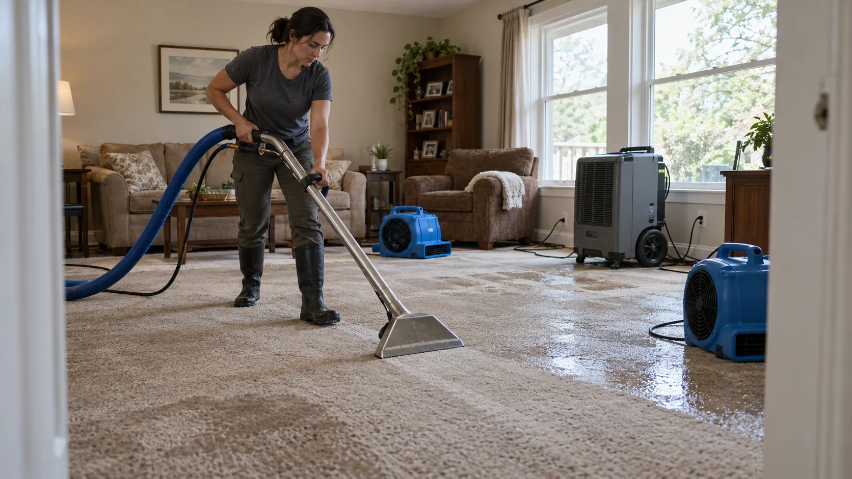 Water Extraction & Structural Drying in Baton Rouge, LA